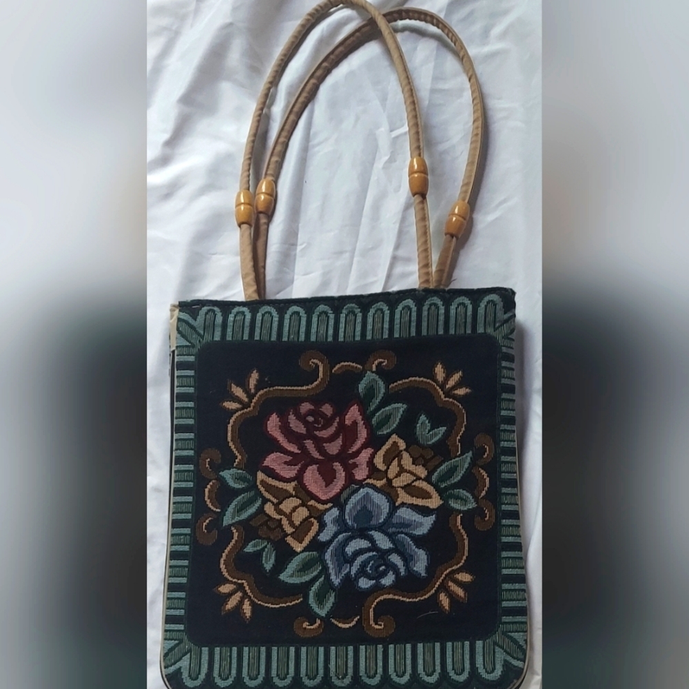 Tapestry square small tote